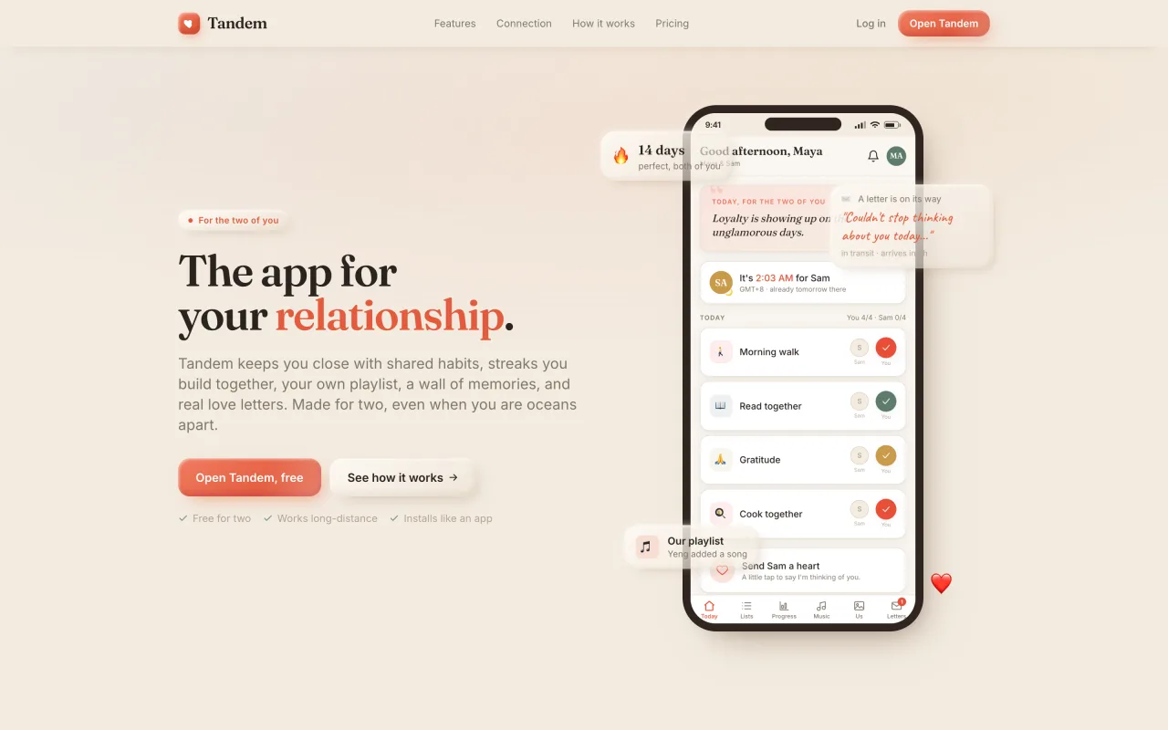 Tandem: Realtime consumer PWA